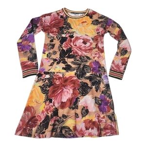 Molo Multicolor Floral Long Sleeve Dress